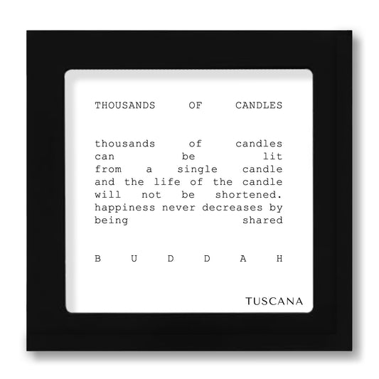 "THOUSANDS OF CANDLES" BY BUDDHA