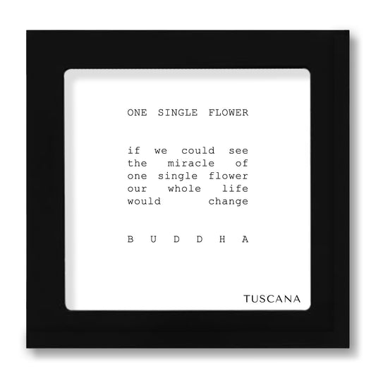 "ONE SINGLE FLOWER" BY BUDDHA