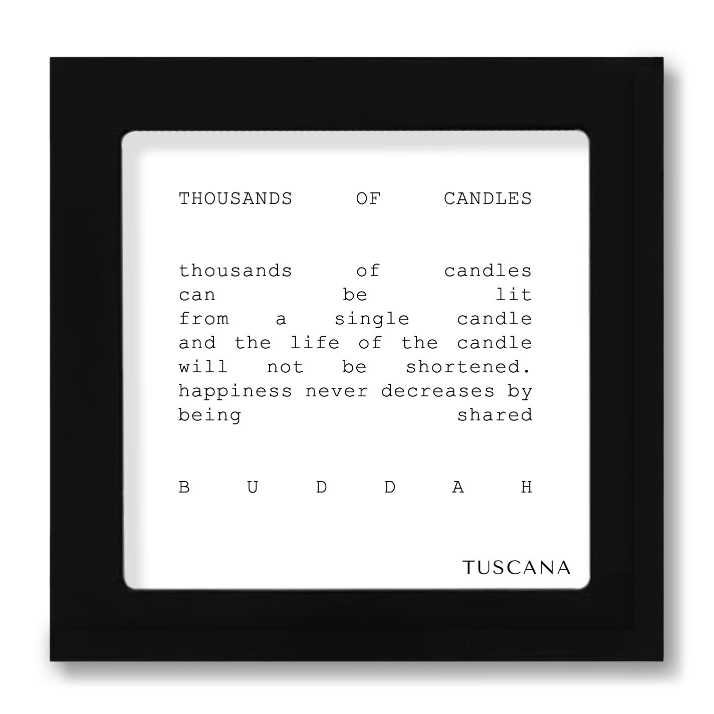 "THOUSANDS OF CANDLES" BY BUDDHA